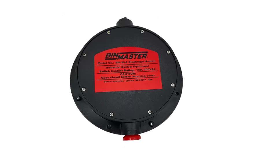 BinMaster BM-25 diaphragm level switch alerts when bins are full