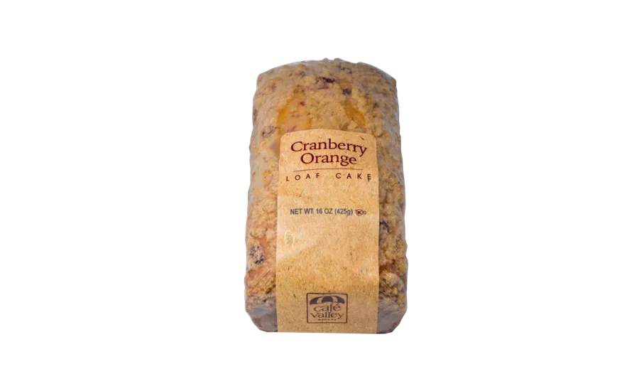 Cafe Valley orange cranberry loaf
