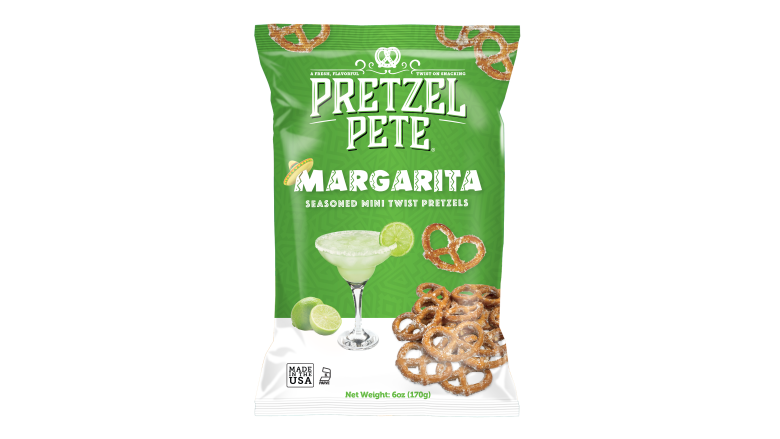 Pretzel Pete Margarita Seasoned Mini Twist Pretzels