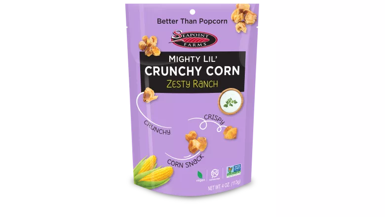 Seapoint Farms Mighty Lil’ Crunchy Corn vegan snack