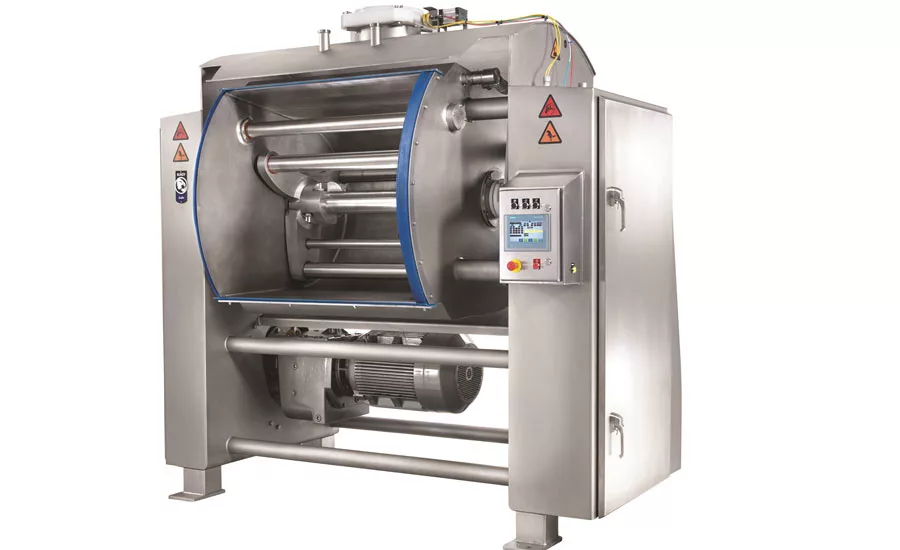 Updated dough mixers add capabilities to improve snack and bakery production