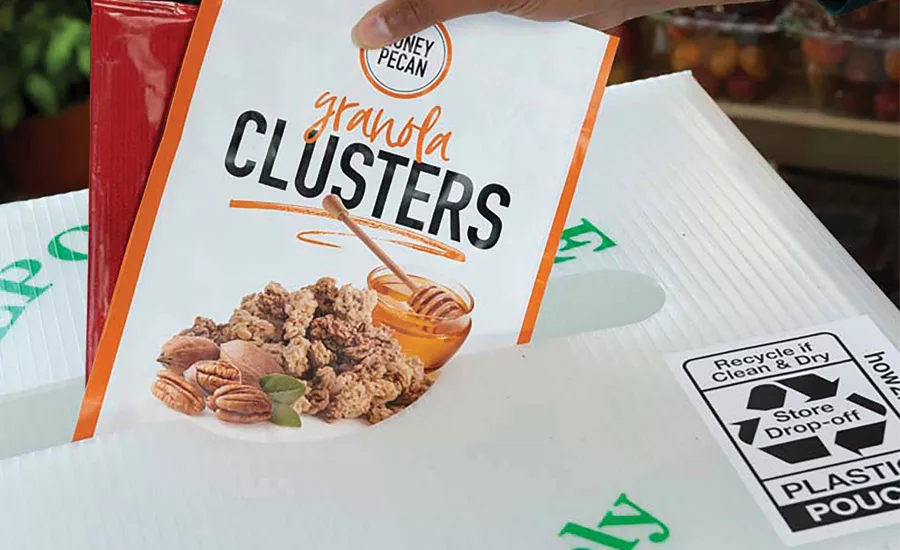 Improving sustainability and performance in snack and bakery packaging materials