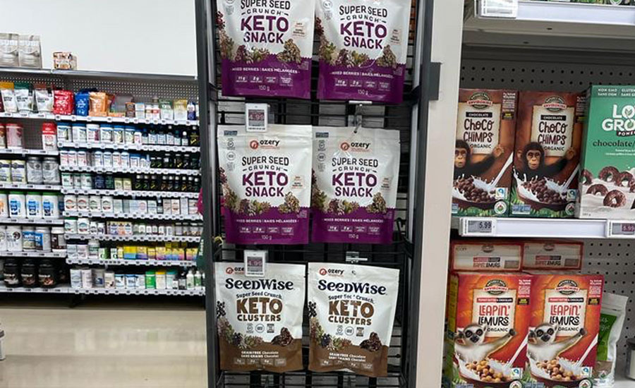 seedwise granolar on a shelf