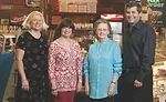 Jennifer, Pam, Georgia and Tim in Flagship Store