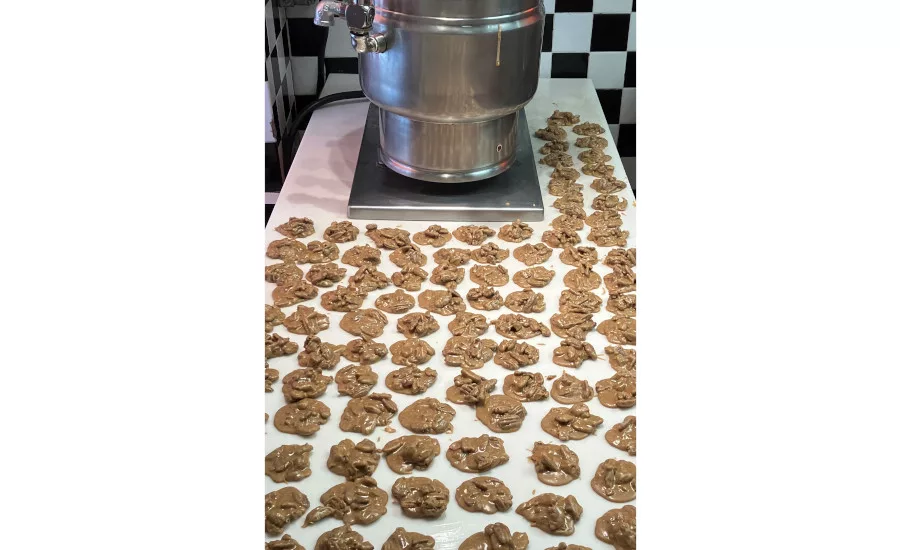 World Famous Pralines Hand Dipped on the Marble Slab