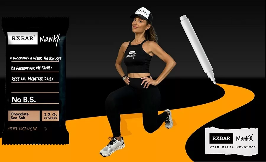 RXBAR joins with Maria Menounos on customizable MANIFX Bars