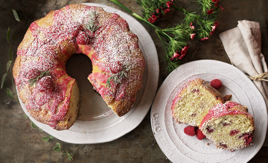 red raspberry cake