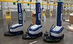 The portable Robot S7 semi-automatic stretch wrapper 
