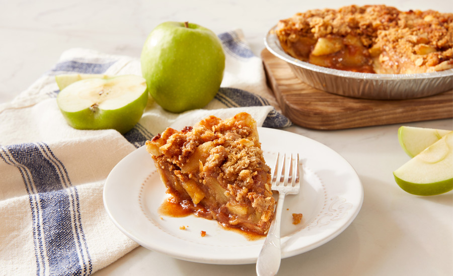 pie on plate