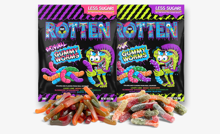 rotten gummy worms
