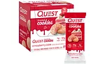 Quest cookies in red packaging