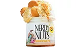 Nerdy Nuts in jar with product heaping out of the top