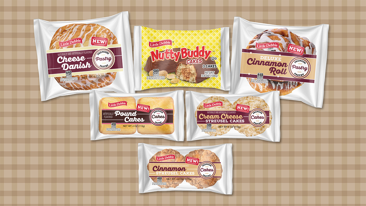 Little Debbie's new single-serve premium pastry and cake lineup