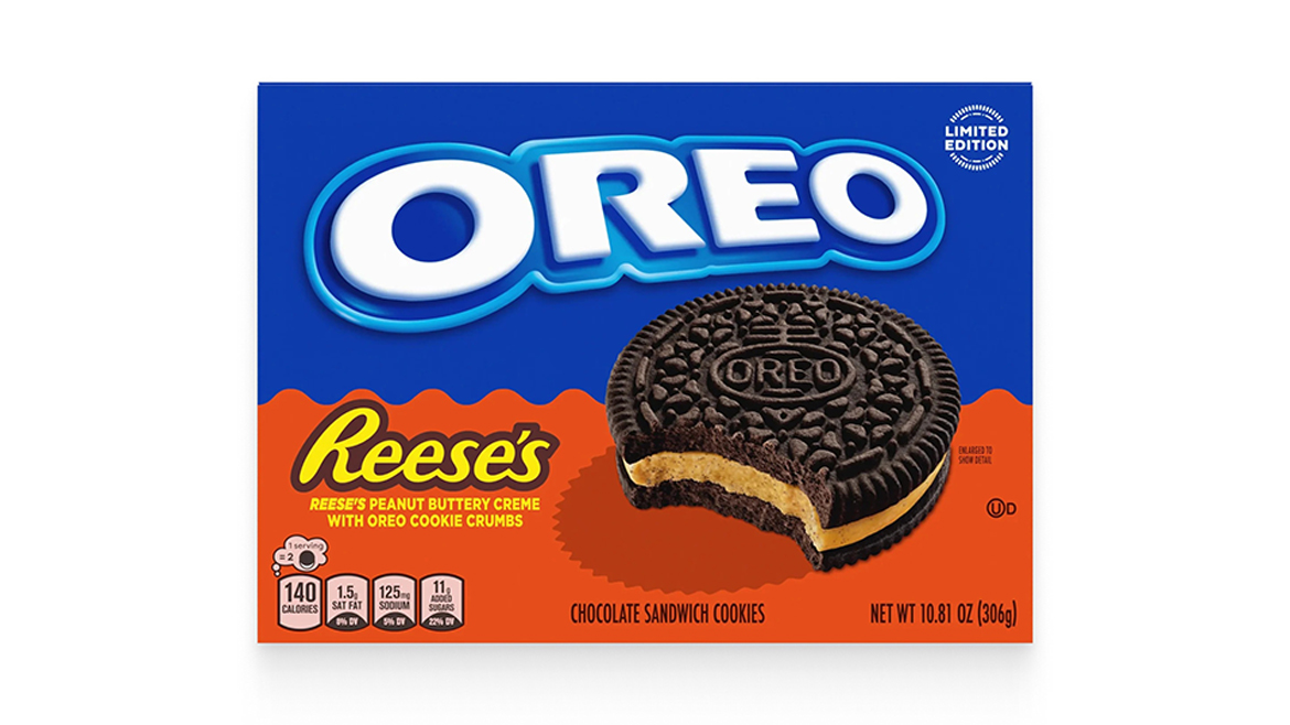 Oreo Reese's Peanut Buttery Creme Chocolate Sandwich Cookies