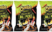 Cheetos dill pickle chips