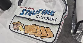 Staud Tommy beaded shoulder bag