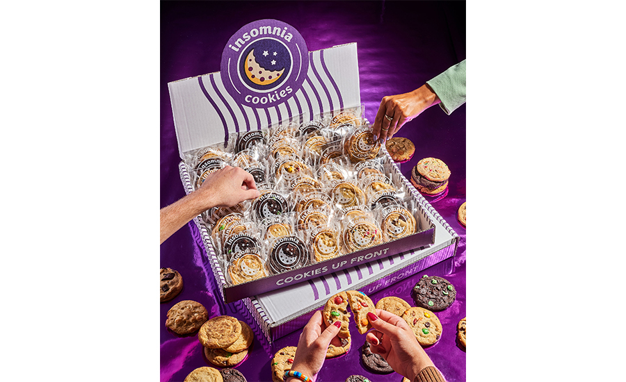 a package of insomnia cookies