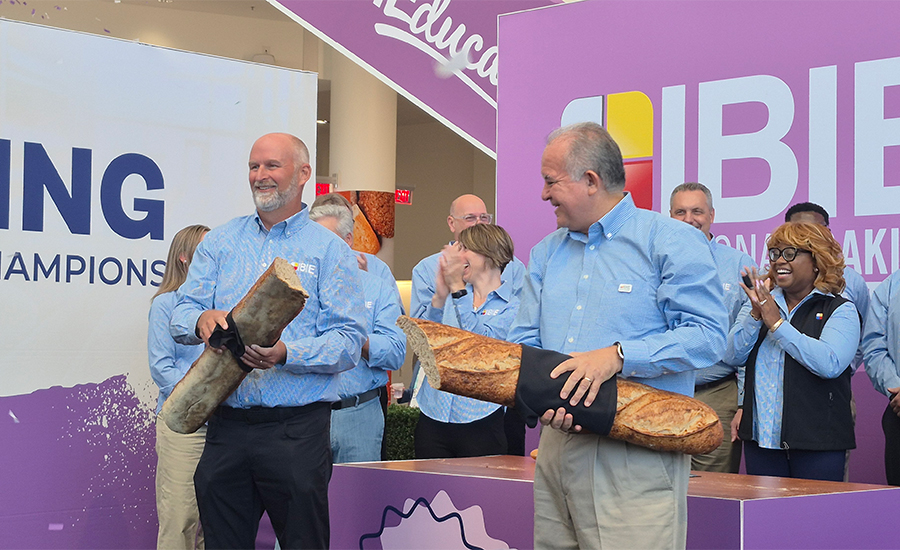 the traditional bread-cutting ceremony at the International Baking Industry Exposition (IBIE) 2025