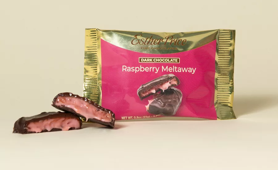  Esther Price Dark Chocolate Raspberry Meltaway candy. 