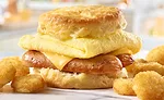 Hardees Smoked Sausage Biscuits