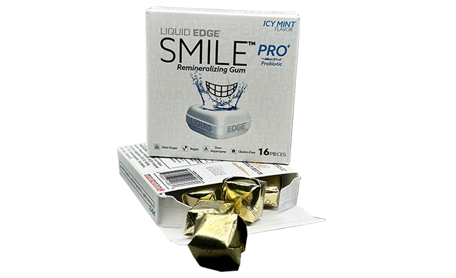 LIquid Core gum opened package
