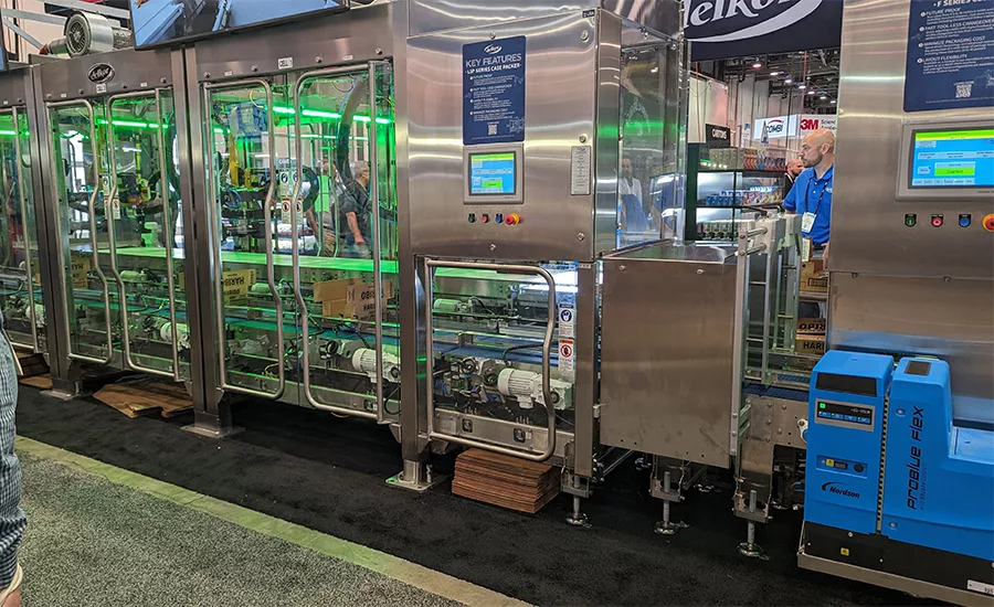 the Soules Foods Cell 2 case packing system