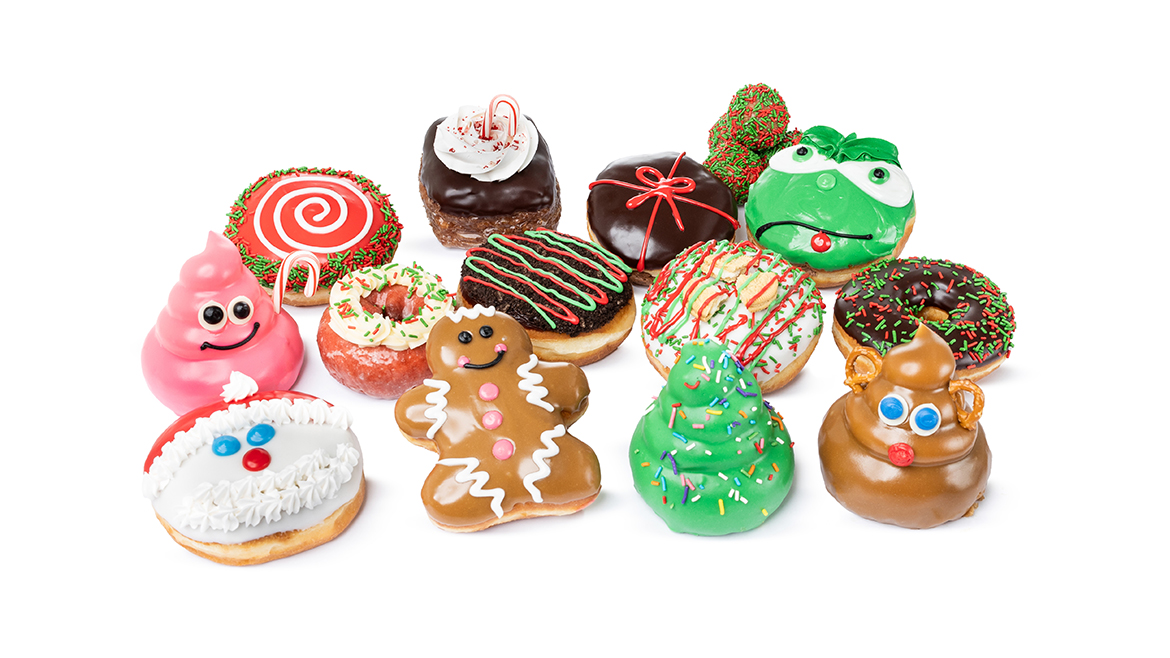 xmas doughnuts