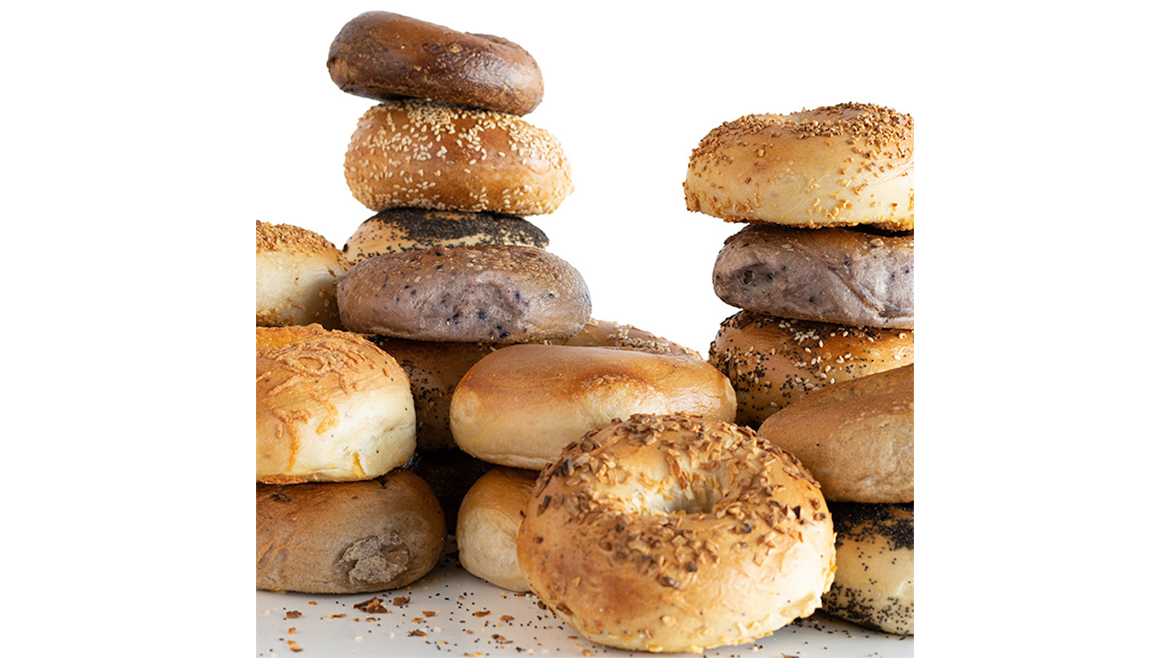 bagel pile