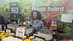 Dixie Jackson at Dixie Grace Boiled Peanuts tradeshow booth