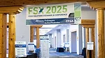 The image displays the entrance for the FSX 2025 Food Solutions Exchange & Conference, an event focused on food production technology. 