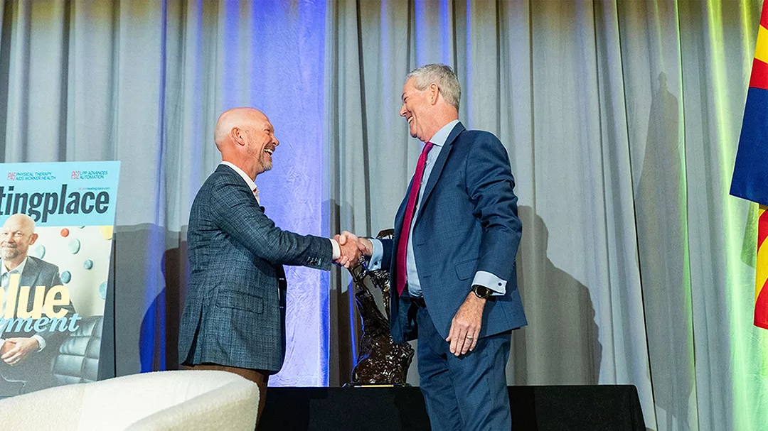 This image shows a key moment from the Fashion Group International (FGI) 29th Annual Rising Star Awards held on April 16, 2025, in New York City.
