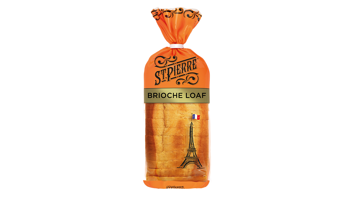The item in the image is a St Pierre Sliced Brioche Loaf. 