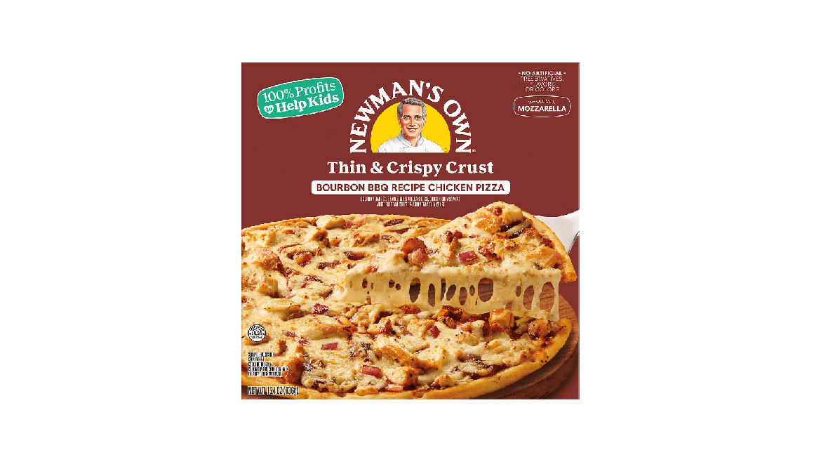 Newman's Own bourbon BBQ pizza