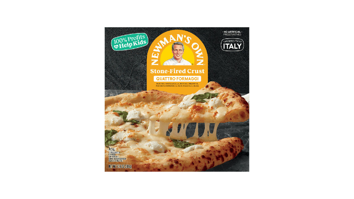 Newman's Own quattro formaggi pizza
