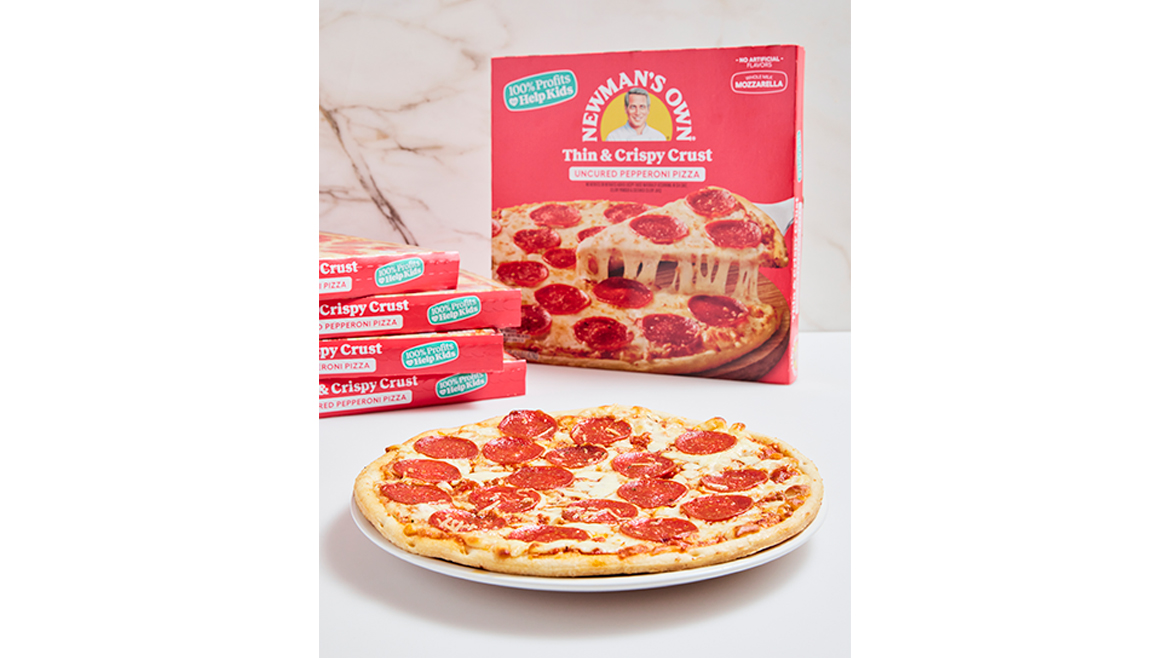 Newman's Own pepperoni pizza