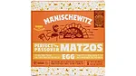 Orange carton of Manischewitz egg matzos