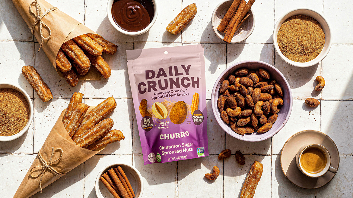 Daily Crunch Cinnamon Churro Sprouted Nut Medley