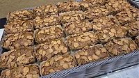 Basket full of mini quick bread loaves