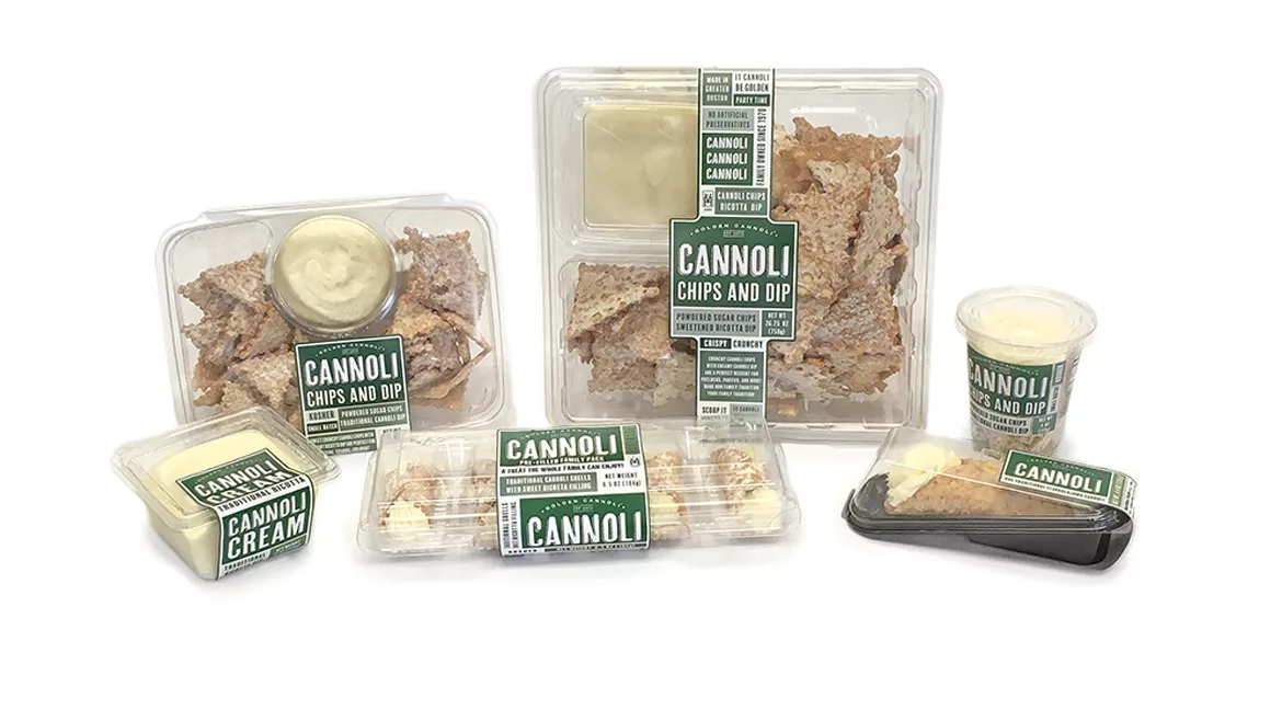 Range of assorted desserts from Golden Cannoli