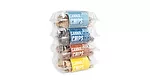 Stack of Golden Cannoli Cannoli Chips in assorted flavors