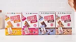 Four cartons of Perfect Bar products on a white background