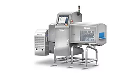 This image shows an Antares Vision Group ALL-IN-ONE inspection machine. 