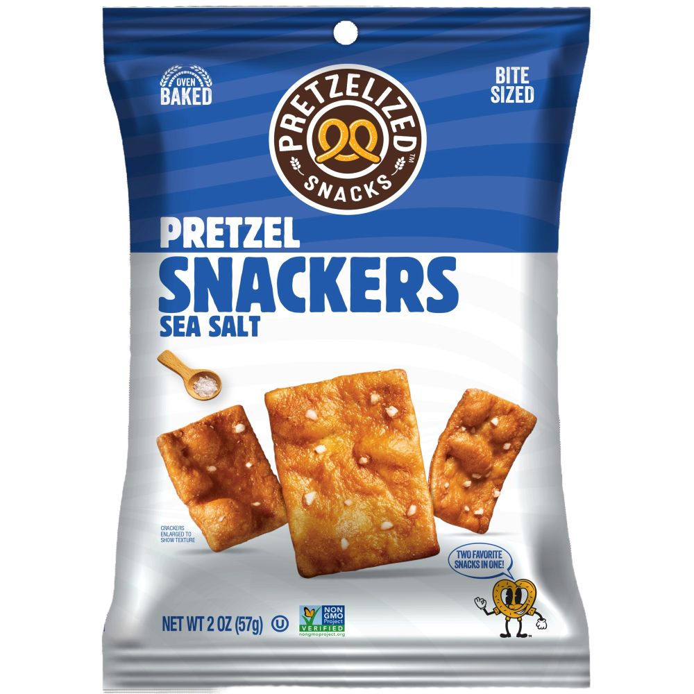 Bag of Pretzelized Sea Salt Pretzel Snackers