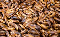 Pile of freshly baked pretzels Pile of freshly baked pretzels