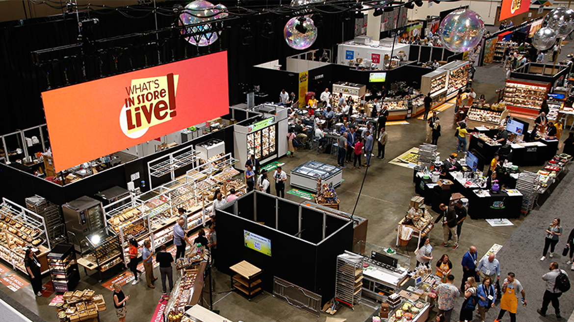 Long shot of IDDBA booths