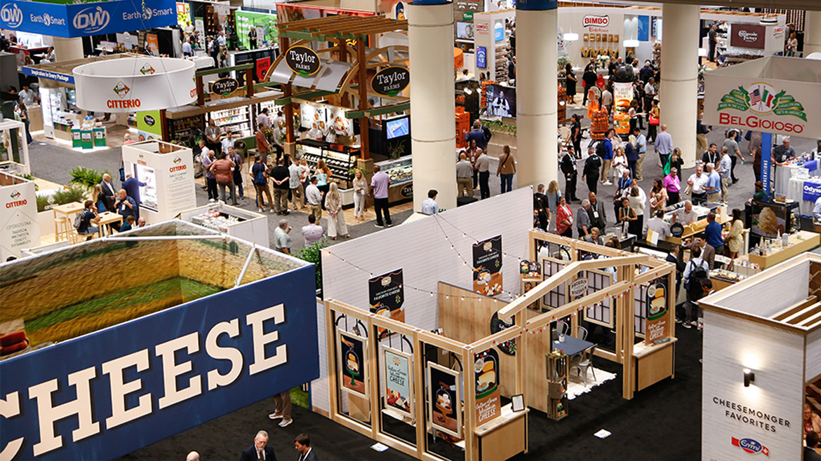Long shot of IDDBA booths