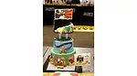Colorful multi-tiered cake at IDDBA
