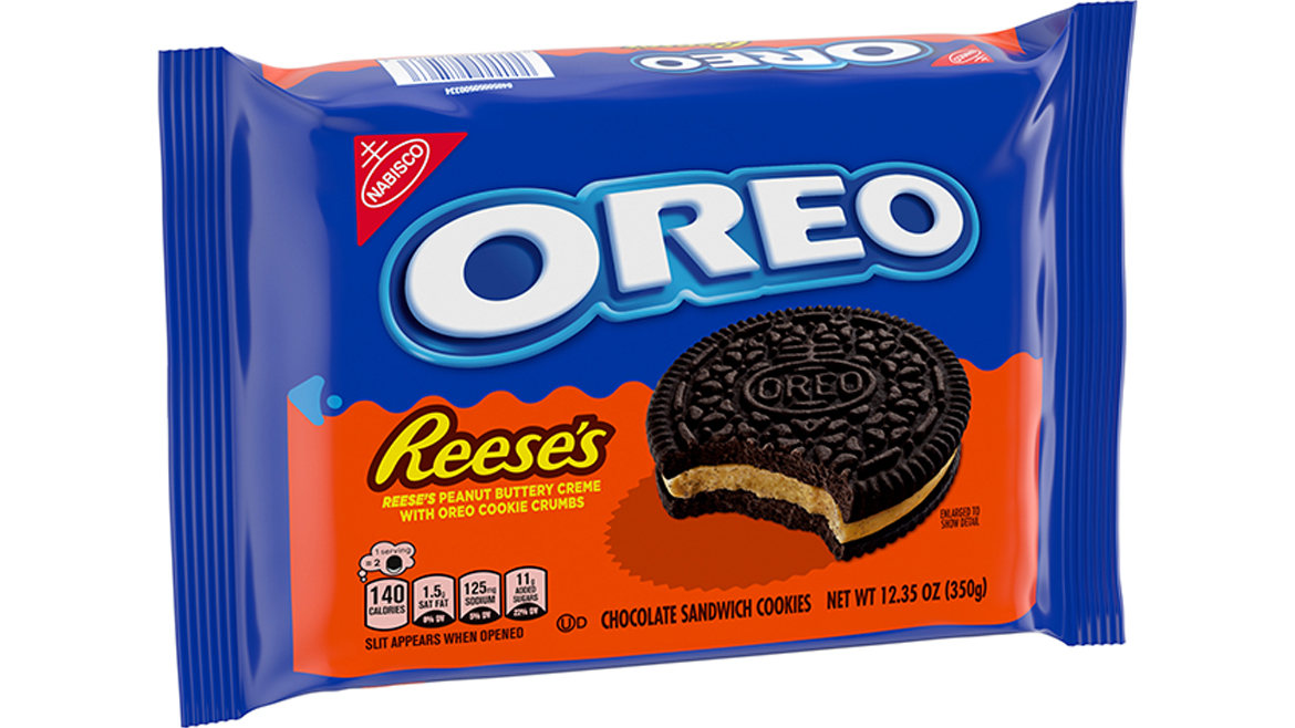 Package of Reese’s Oreo cookies