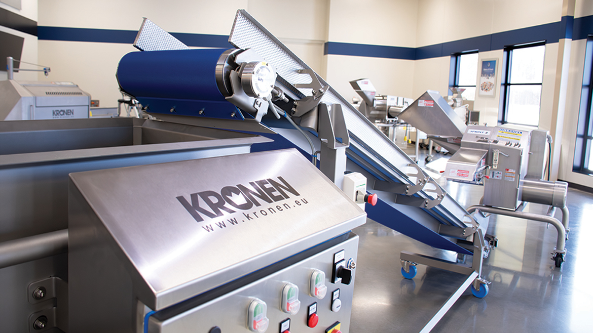 a commercial food processing line manufactured by KRONEN GmbH