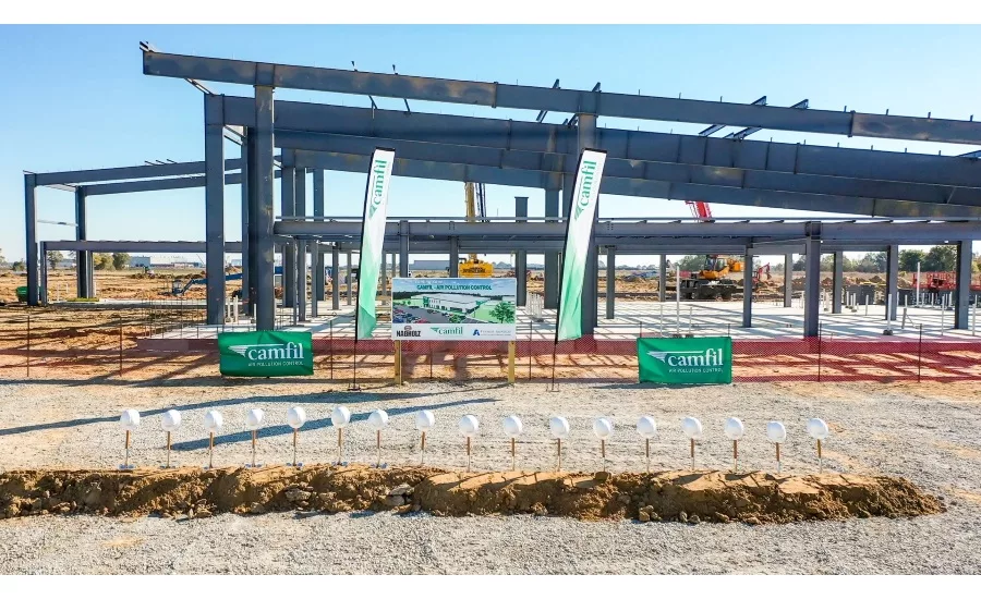 Camfil breaks ground for new Jonesboro, AR manufacturing facility